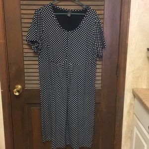 Cotton mid length dress